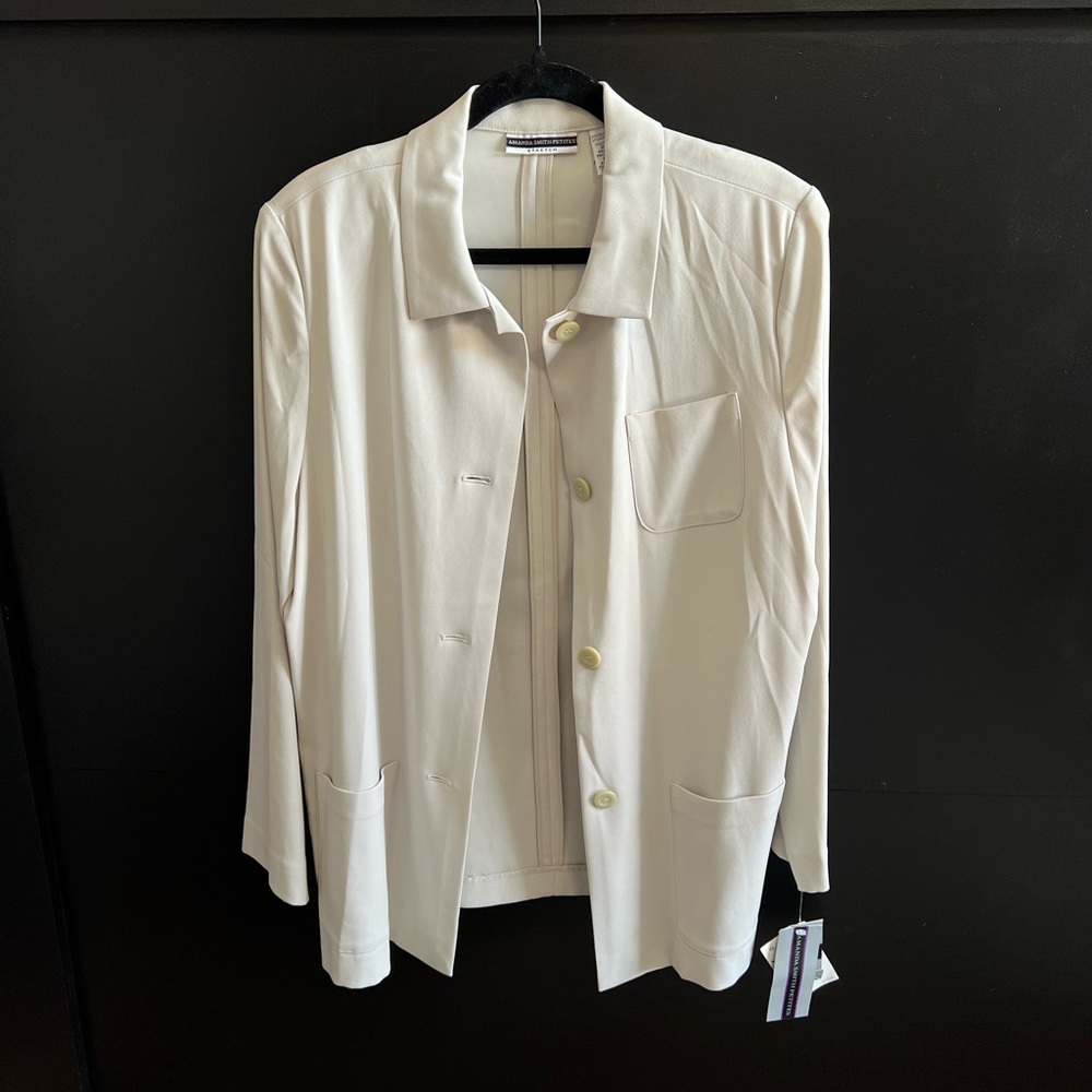 Amanda Smith Cream Blazer